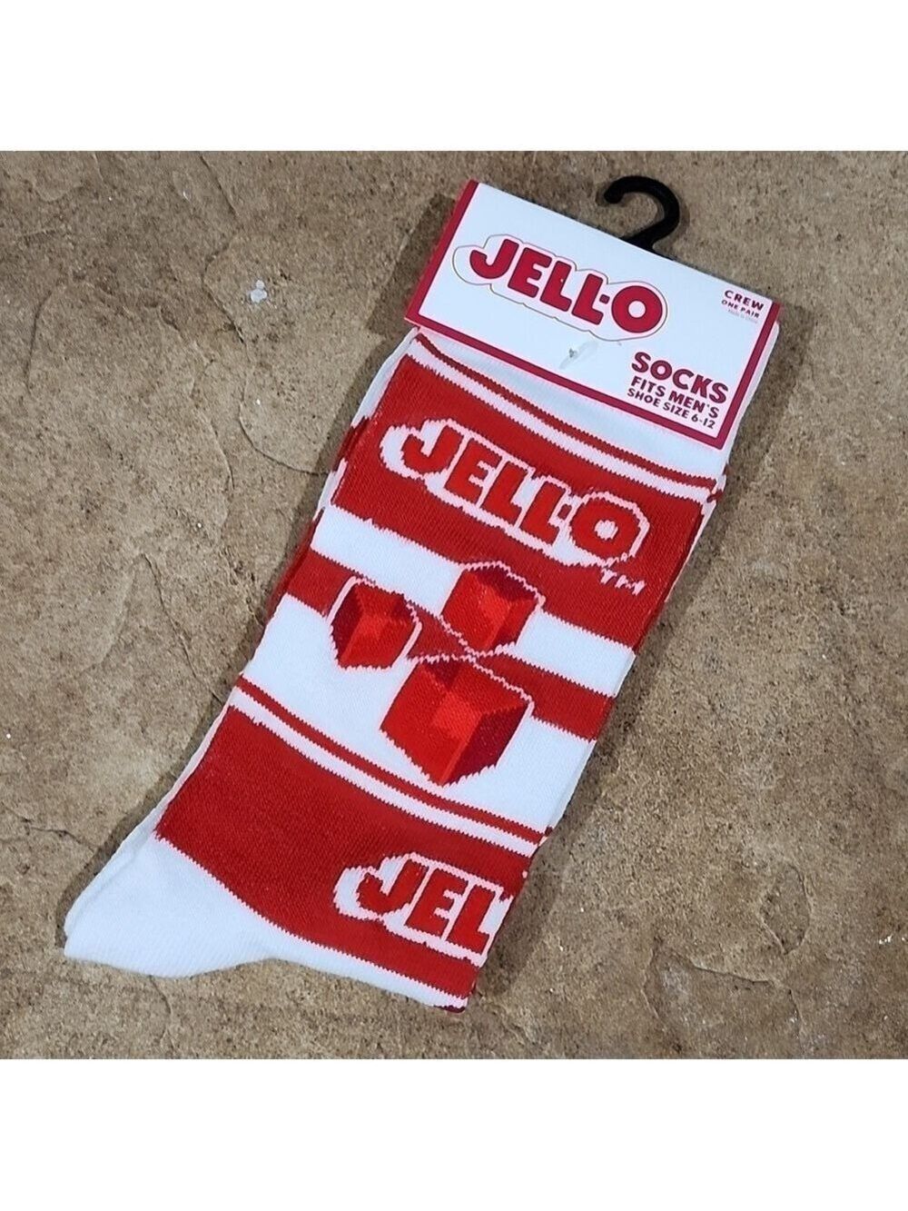 4/$25 Jello Socks New Mens Crew Socks New Mens  Novelty Socks Unisex
